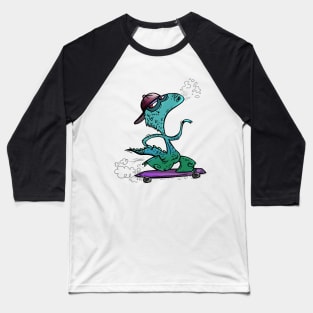 Max the Skatersaur Baseball T-Shirt